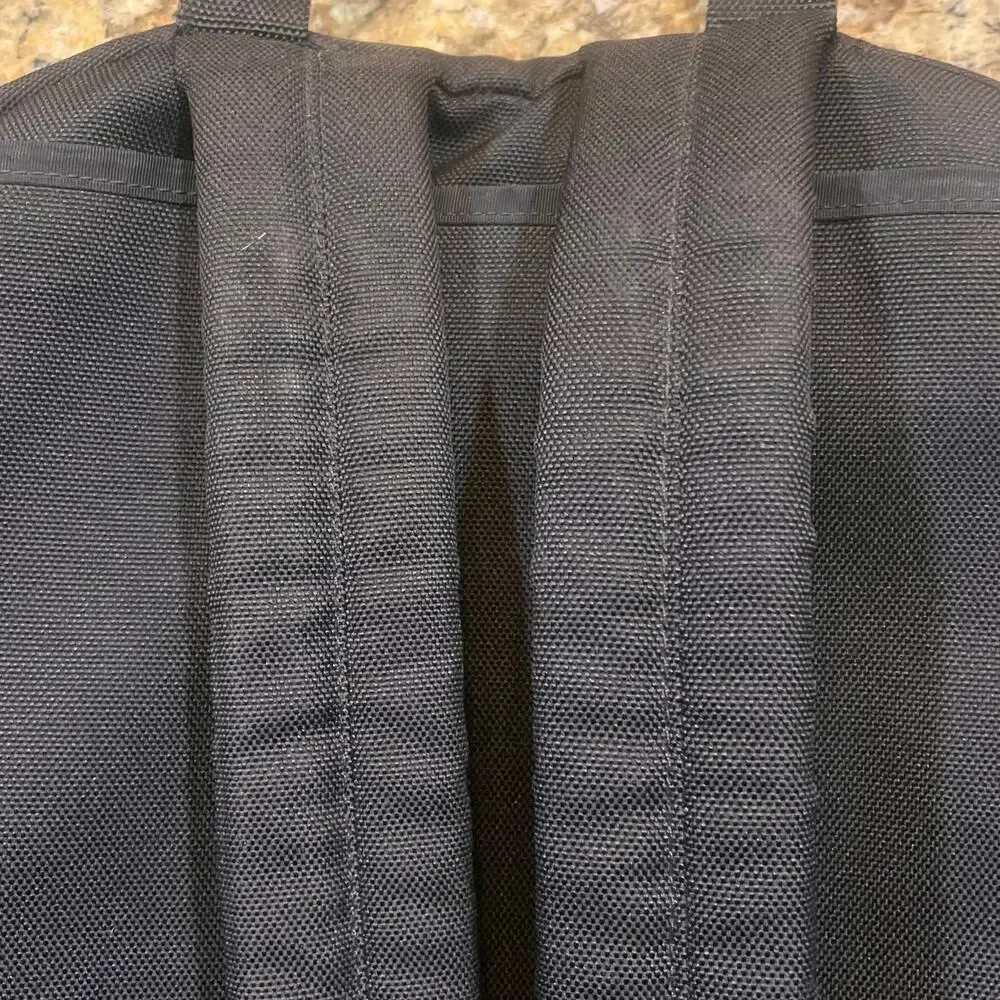 L.L. Bean Black Messenger Backpack Computer Multi use Utility Traveler Crossbody